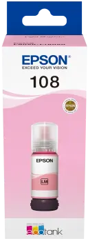 108 EcoTank Light Magenta ink bottle